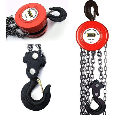 Kippen 3049A1 - Paranco Manuale a Catena. Portata 1 TON