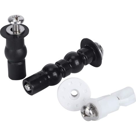 Kit boulons expansion siège WC, inox/caoutchouc, avec écrous (1/5)