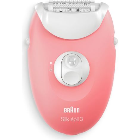 Braun Silk-épil 3 SES 3-176 Rosa Bianco Epilatore elettrico