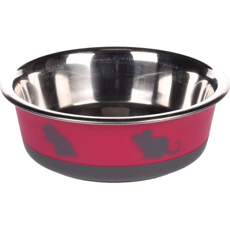 Gamelle Nelly taille ø14 cm, 400 ml, couleur fuchsia pour rongeur - Flamingo