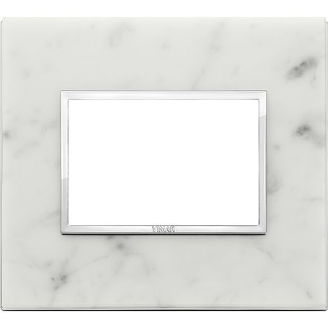 VIMAR - 21653.51 Placca 3M bianco di Carrara