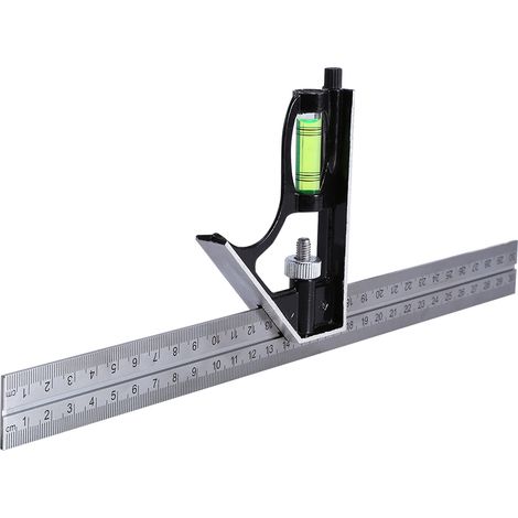 300 mm 12" - Verstellbarer Ingenieur-Kombinationswinkelsatz, Winkellineal GD (1/5)