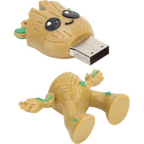 Clé USB 64 Go en forme d'arbre de dessin animé avec un personnage de dessin animé (1/5)