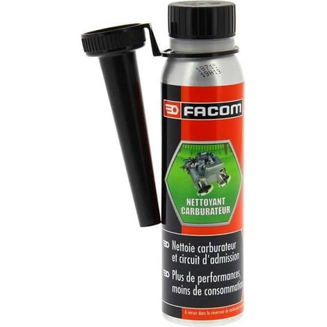 Facom – Huile-additif nettoyant carburateur 200ml – Améliore combustion moteurs essence et diesel – Compatible moteurs 2/4 temps