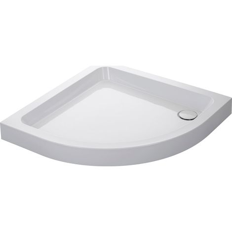 Mira Flight Shower Tray Quadrant Deep Profile Stone Resin Waste 900 x 900mm