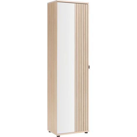 Mömax Garderobenschrank Pisa Taupe/Eichefarben (1/5)