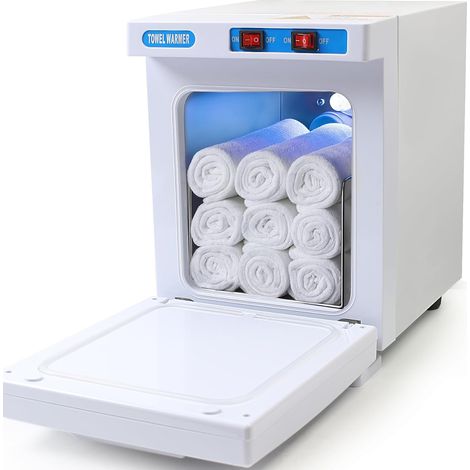 Chauffe-Serviettes, Sèche-Serviettes 176 °F, 5L Vitesse de Chauffage extrêmement Rapide jusqu'à 360 °C, Stérilisateur Chauffe Serviette Esthetique Spa de Grande Capacité (1/5)