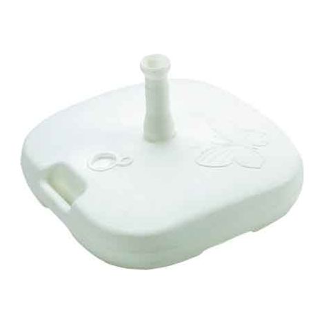 BASE POUR PARASOL 44x44x12h cm - Couleur Blanc