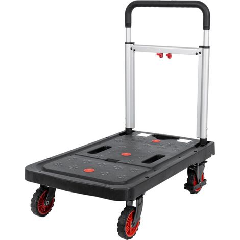 Chariot à plate-forme STIER entièrement repliable, capacité de charge 137 kg (1/5)