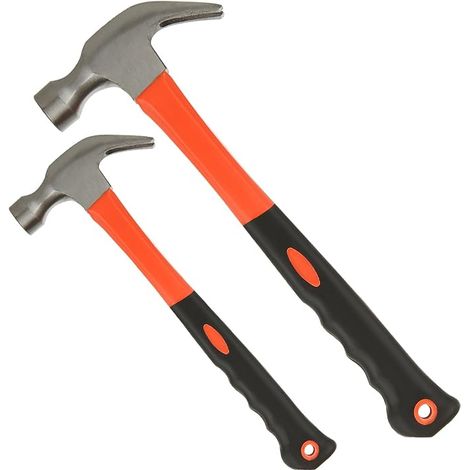 Ensemble marteau corne (2 pièces) – 0,25 kg et 0,75 kg, acier forgé robuste, antirouille, antidérapant et confortable à tenir (1/5)