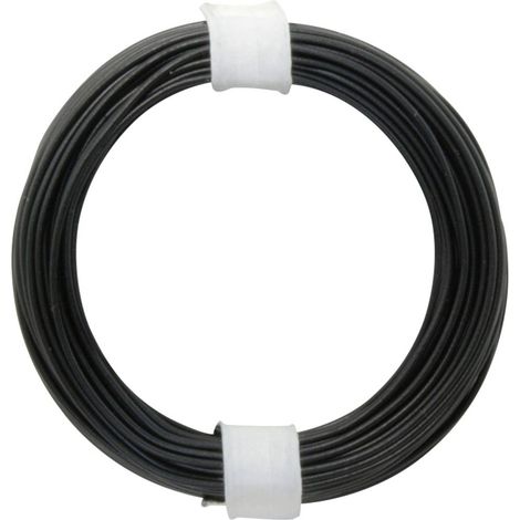 DONAU ELEKTRONIK FILO FLESSIBILE SINGOLO 10 M NERO IN SACCHETTO, MULTICOLORE, 118-1SB (1/2)