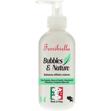 Après-shampooing volumisant à l'huile de jojoba, au beurre de karité, à la kératine et aux protéines de soie pour chiens 250 ml