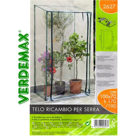 Telo di ricambio modello big per serra protezione piante e fiori terrazzo arredo balcone