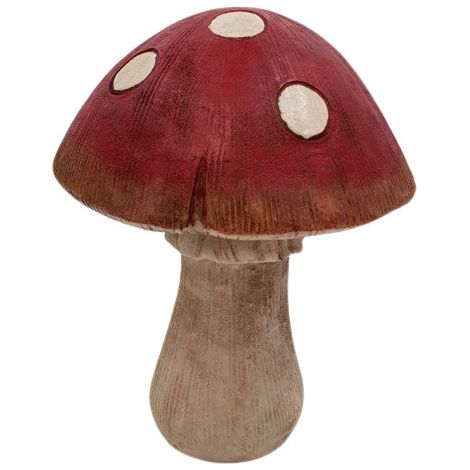 Figurendiscounter Fliegenpilz Dekofigur 28x20x20cm Figur Polyresin Wetterfest