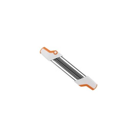 2-in-1 Metall-Kettensägenkettenfeile und -schärfer, leicht austauschbar, 0,325"-4,8 mm