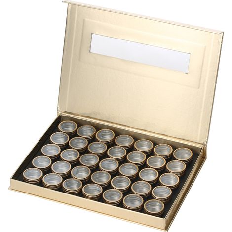 Aufbewahrungsbox aus Aluminium für Perlen und Strasssteine, ideal zur Aufbewahrung von Pailletten, künstlichen Fingernägeln, Nagelkunstzubehör, Diamantmalerei und Bastelmaterialien.