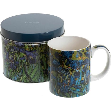 Mug en boîte métal Iris de Van Gogh (1/2)
