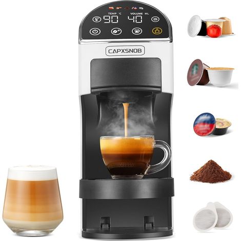 Cafetière Capsule et Dosette 5 en 1 pour , , , ESE 44 (1/5)