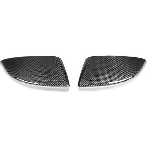 Coque de rétroviseur en fibre de carbone sèche pour Maserati Ghibli Quattroporte 2017-2023, noir brillant (1/5)