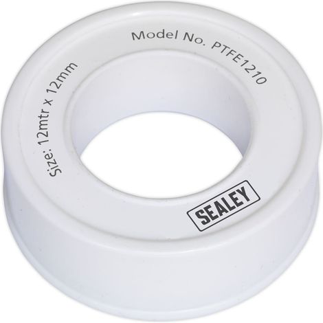 Sealey PTFE1210 PTFE Thread Sealing Tape 12mm x 12m (1/3)