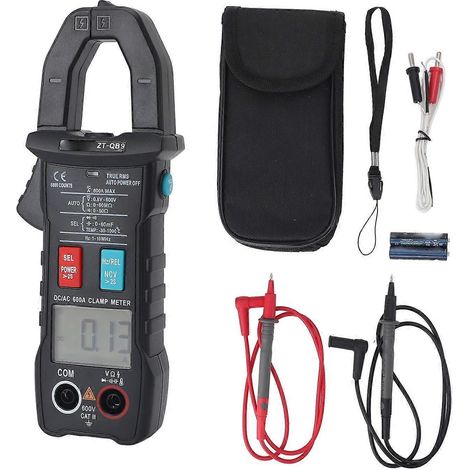 Digitales Zangenmultimeter, tragbar, vollautomatisch, intelligenter AC/DC-Strommesser