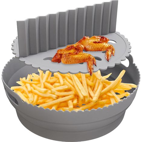 Revêtement en silicone pour friteuse à air, inserts réutilisables (1/5)