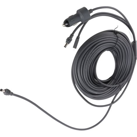 Câble d'alimentation 3 en 1 avec prise CC mâle vers adaptateur secteur USB-C PD100W pour mini-satellite, longueur 20 mètres / 65,6 pieds. (1/5)