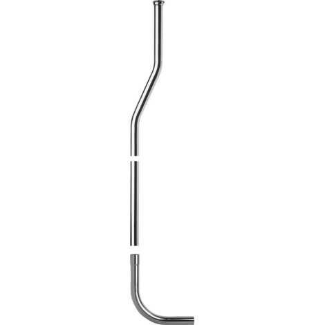 Tuyau de chasse d&39eau coudé 65mm coudé, plastique blanc