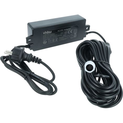 vhbw alimentatore / caricabatterie compatibile con Bosch Indego 3 600 HA2 102, 400, 850, 400 Connect, 800, S+ 350 robot tagliaerba - 25 cm