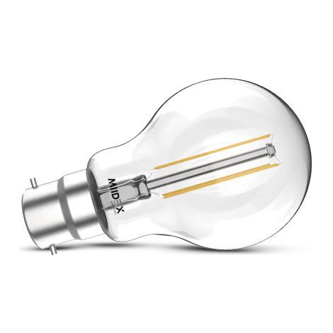 Ampoule LED B22 Filament Bulb 8W 4000K Miidex Lighting® (1/2)