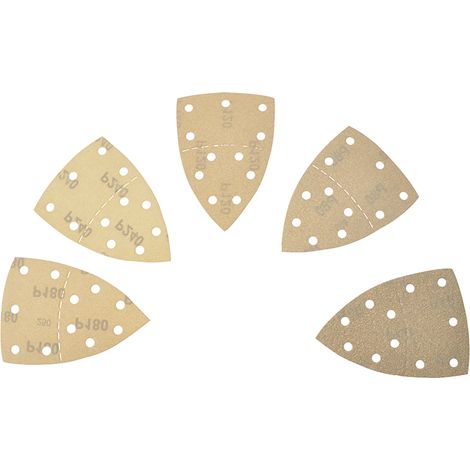 Metabo Assorted Sanding Sheets for Paint Removal Compatible with FMS200 – Pack of 10 (Model MPT625618)