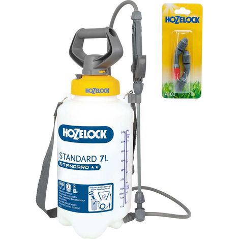 Hozelock 4231 Pressure Sprayer Standard 7 Litre with 4103 Spray Nozzle Set (1/3)