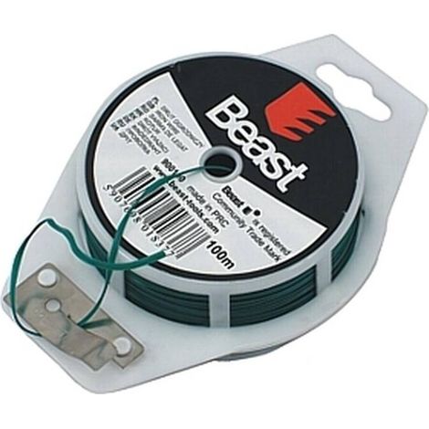 Rouleau de Fil de Fer 100 m -  Coated - Robuste et durable - Haute performance - Beast (1/5)