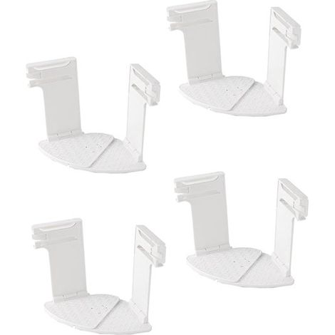 Verstellbare und faltbare Spannbettlaken-Befestigungen mit rutschfesten Schnallen – 4-teiliges Set, geeignet für Matratzenschoner, Decken und Bettwäsche.