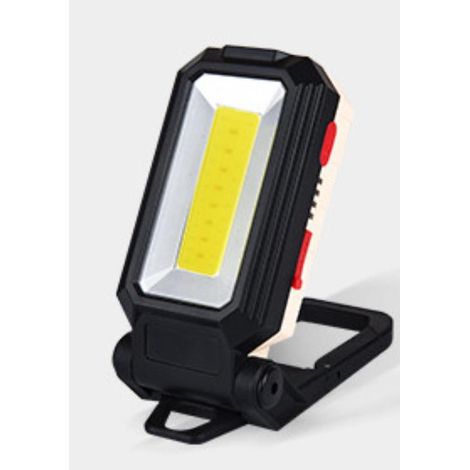 Lampada da lavoro a LED ricaricabile per campeggio, faretto a LED ricaricabile, lampada da officina COB con base magnetica per garage, campeggio, emergenze, ecc. (1/4)