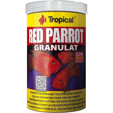 Tropical Red Parrot Granulat - mangime in granuli arricchito astaxantina per red parrot - Formato: 1000 ml (1/2)