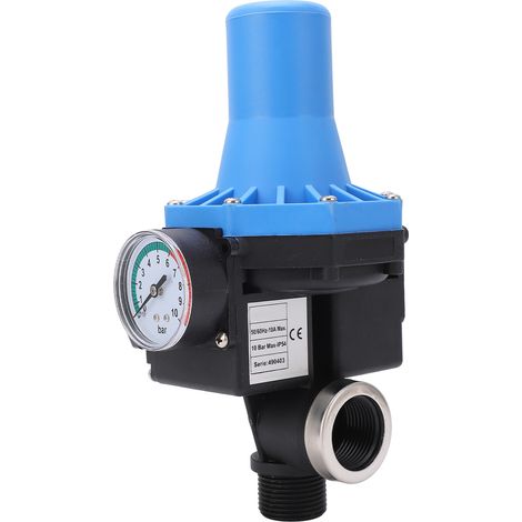 Régulateur de pression pompe à eau étanche IP54 automatique avec clapet anti-retour 220-240V 1.1KW ABS G1 pouce (1/5)