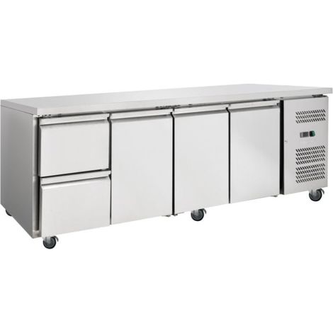 Table Réfrigérée Positive - 3 Portes et 2 Tiroirs (1/5)