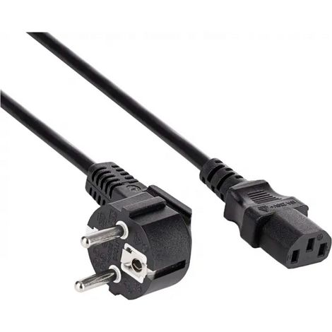 Câble de raccordement Akyga alimentation [1x Prise mâle + contact de protection - 1x Secteur femelle