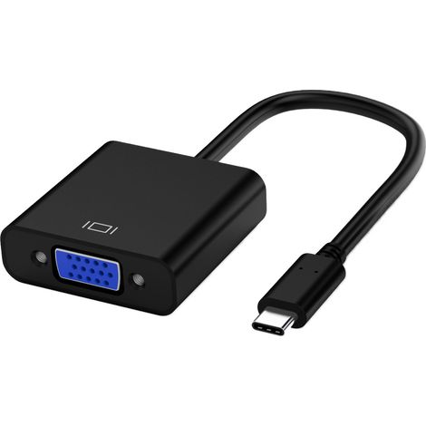 Adaptateur USB-C vers VGA Multifonctionnel, Convertisseur Type-C VGA (1/5)