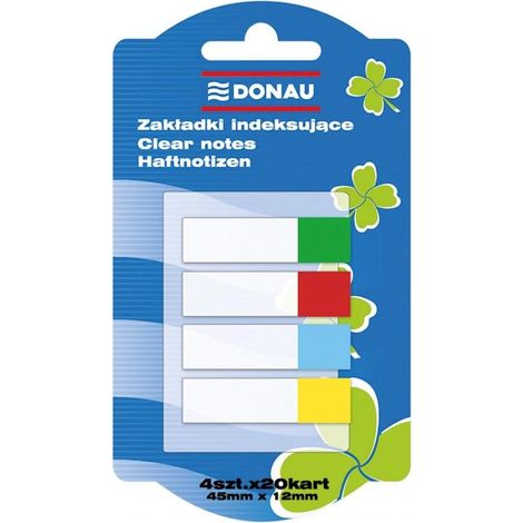 Pestañas de índice de PP de 12x45 mm