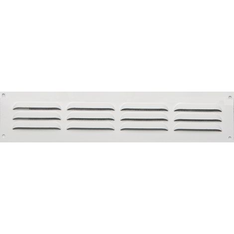 Griglia in alluminio bianca - Pieghevole 250x50mm
