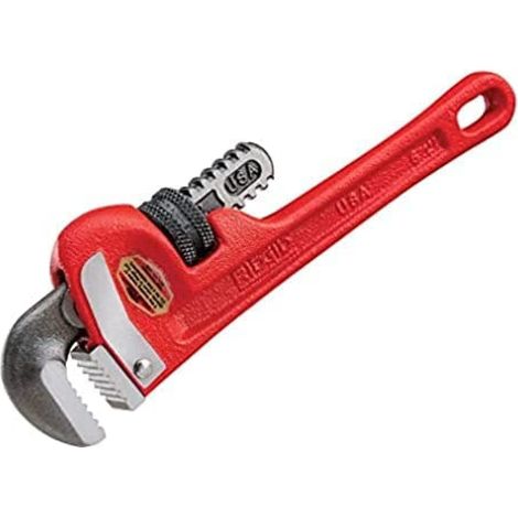 Pinza per tubi lunghezza totale 350 mm, apertura di serraggio 50 mm, per tubi da 2 pollici in ghisa