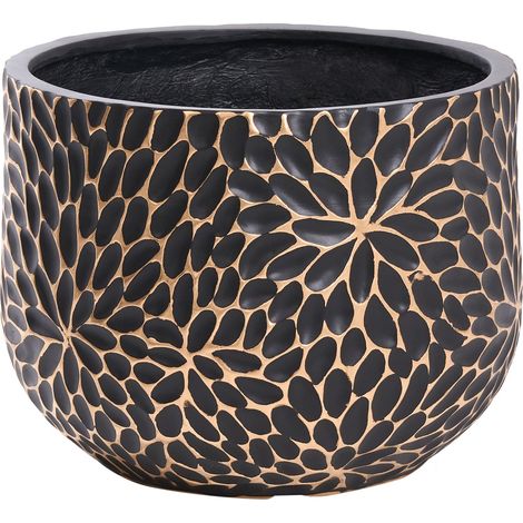 Blumenkübel VENTINA 54 cm Schwarz (1/5)