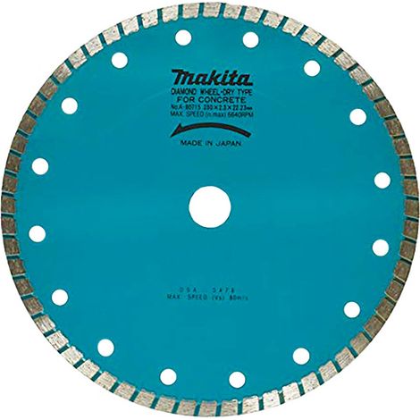 Makita Diamantscheibe 230 mm Pfanne Diamantscheibe 230 mm Pfanne A-80715 (1/4)