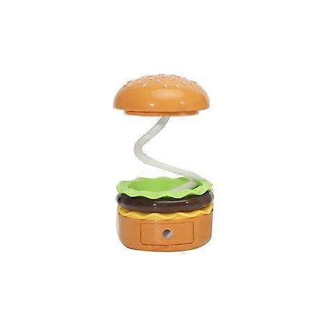 Veilleuse de bureau Burger KD300 250 mAh avec taille-crayon intégré et protection des yeux, rechargeable par USB. Un accessoire amusant 