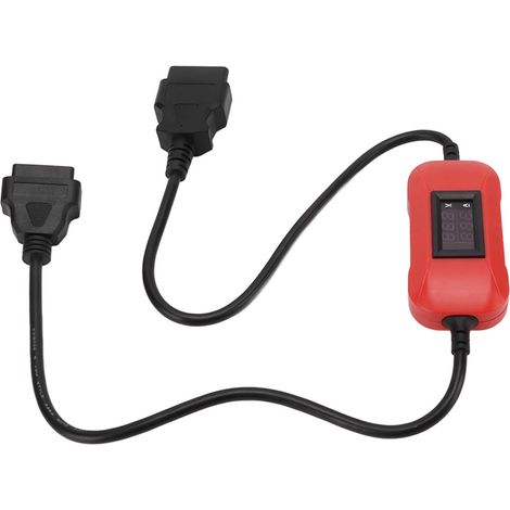 Adaptateur câble scanner OBD2 12-24V pour X431 Easydiag 2.0/3.0 GOLO ABS résistant à la chaleur, camions diesel lourds, rouge (1/5)