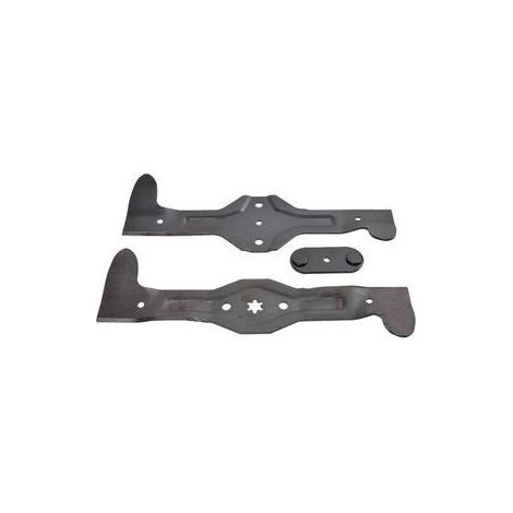 Lame de tondeuse 92 cm pour Husqvarna – Kit de 4 lames de mulching et décroissement – 532426322 – AYP (1/5)