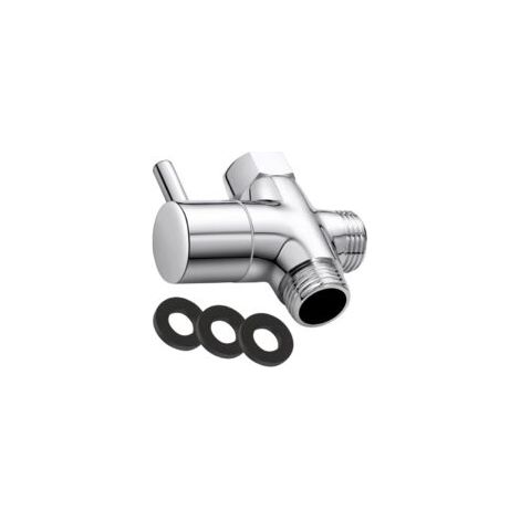 3-Wege-Duschumstellventil aus Messing (G1/2"), 3-Wege-Ventil, 3-Wege-WC-Armatur, Duschkopfkomponenten aus massivem Messing (G1/2"), Duschumsteller, Duschkopfadapter – Crezuo