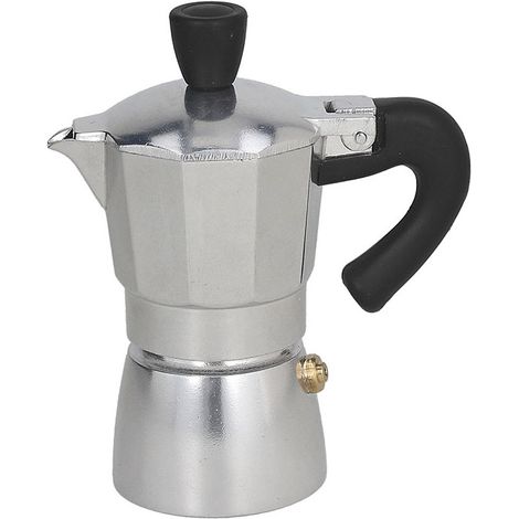 Tognana Mirror Caffettiera Moka, 0,5 Tazza, Alluminio, Grigio (1/5)